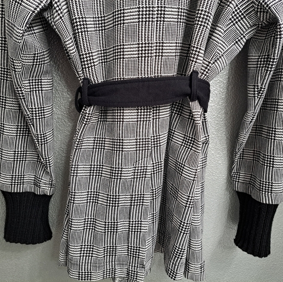 Self Esteem Black & White Plaid  Coat   Size 1X - Picture 11 of 12